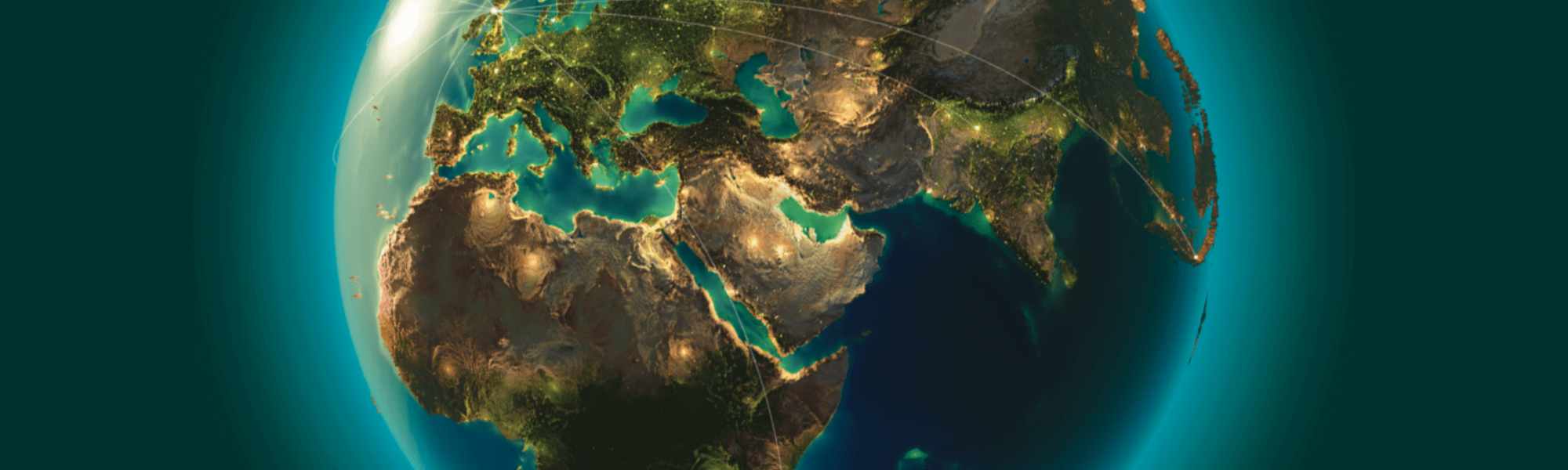 Globe image,with Glasgow highlighted